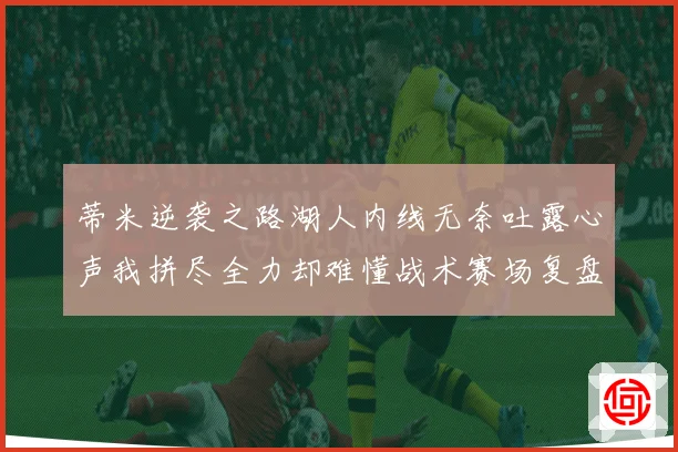 蒂米逆袭之路湖人内线无奈吐露心声我拼尽全力却难懂战术赛场复盘